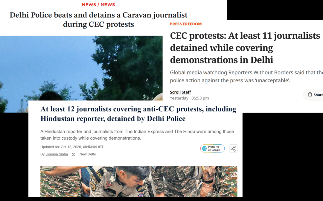 Free Speech Collective files Contempt of Court plea in the Supreme Court over police detention of journalists